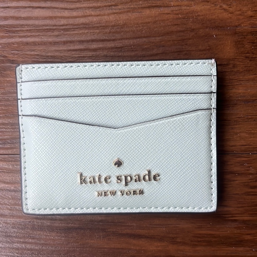 Light Blue Kate Spade Card Holder Wallet